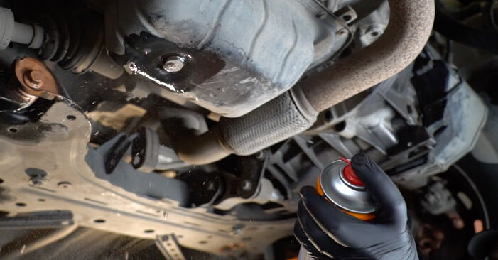 Ford Fiesta Mk7 1.5 TDCi 2019 Filtro Olio sostituzione: manuali dell'autofficina