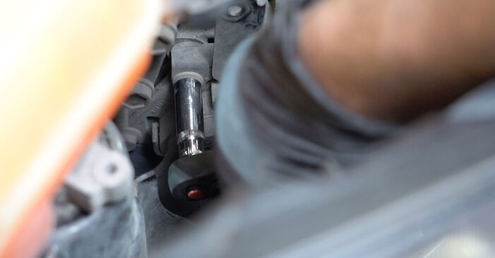 Wie schwer ist es, selbst zu reparieren: Wasserpumpe + Zahnriemensatz Ford Mondeo Mk4 2.0 TDCi 2013 Tausch - Downloaden Sie sich illustrierte Anleitungen