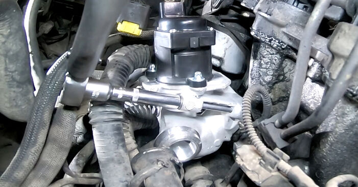 Tauschen Sie AGR Ventil beim Ford Focus Mk2 Kombi 2005 1.6 TDCi selber aus