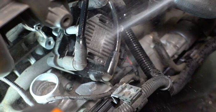 Cómo reemplazar Bobina de Encendido en un SEAT Ibiza III (6K1) 1.4 2000 - manuales paso a paso y guías en video