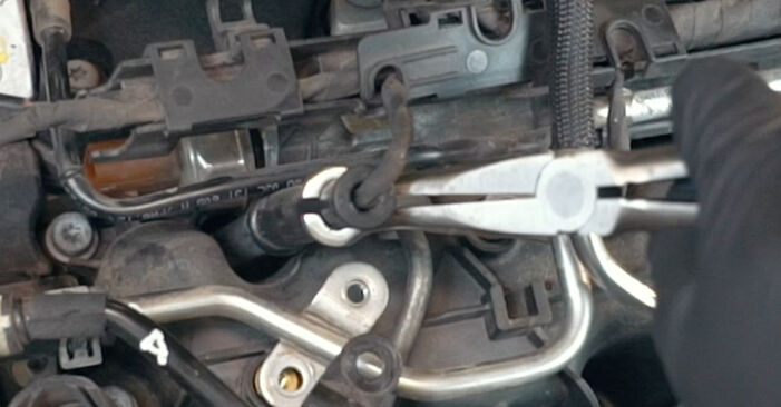 Vaihtaa Hehkutulppa itse SEAT Alhambra (710, 711) 2.0 TDI 2013 -autoon
