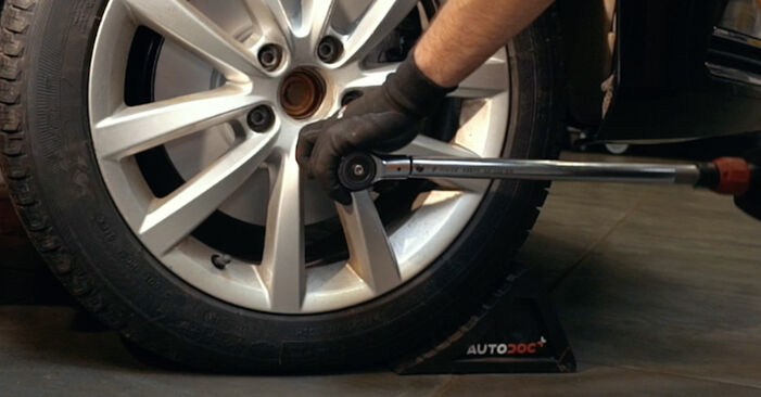 Vanskelighetsgrad: Bytte av Hjullager på VW Tiguan 5N 2.0 TDI 2013 – last ned illustrert veiledning
