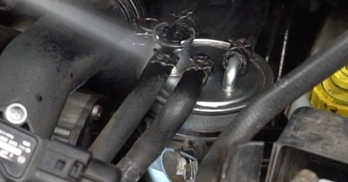 Hur byta Bränslefilter på SEAT Alhambra 7M 1996 – gratis PDF- och videomanualer