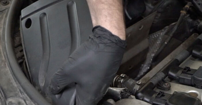 Cómo reemplazar Bomba de Agua + Kit de Distribución en un SEAT Leon Hatchback (1P1) 1.9 TDI 2006 - manuales paso a paso y guías en video