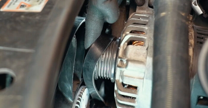 VW PASSAT 1997 Courroie Trapézoïdale à Nervures manuel de remplacement étape par étape