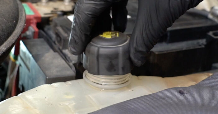Sustitución de Bomba de Agua + Kit de Distribución en un Nissan NV200 Furgón 1.5 dCi 90 (M20, M20M) 2012: manuales de taller gratuitos