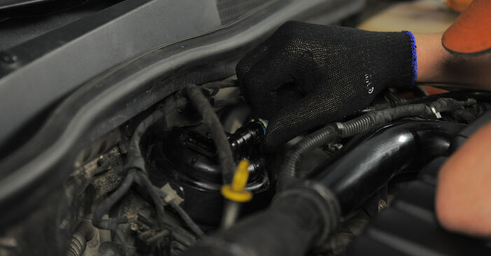 Reemplace Filtro de Combustible en un Opel Zafira B 2015 1.9 CDTI (M75) usted mismo
