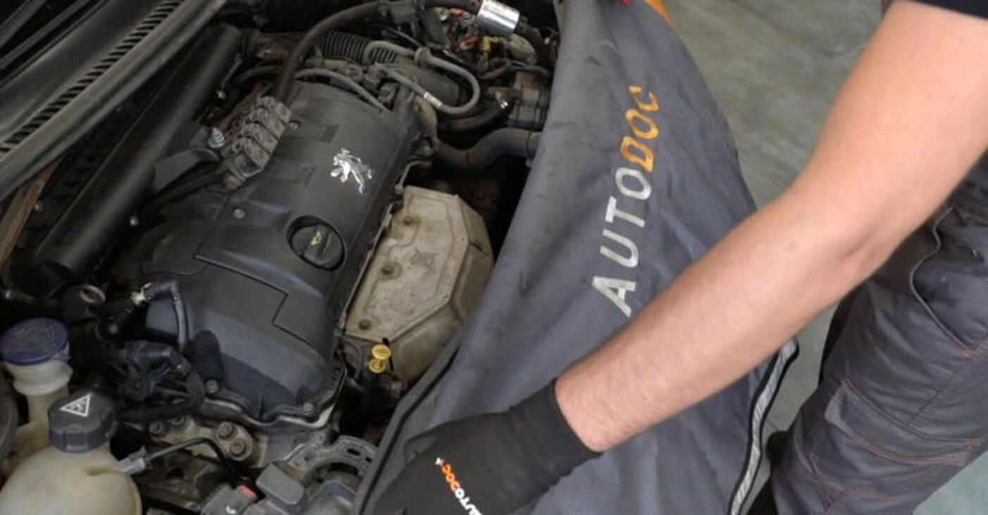 How to change Peugeot 207 hatchback engine oil and filter