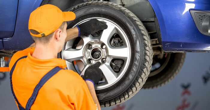 Como substituir FORD Fiesta Mk5 Hatchback (JH1, JD1, JH3, JD3) 1.4 TDCi 2002 Rolamento da Roda - manuais e guias de vídeo passo a passo