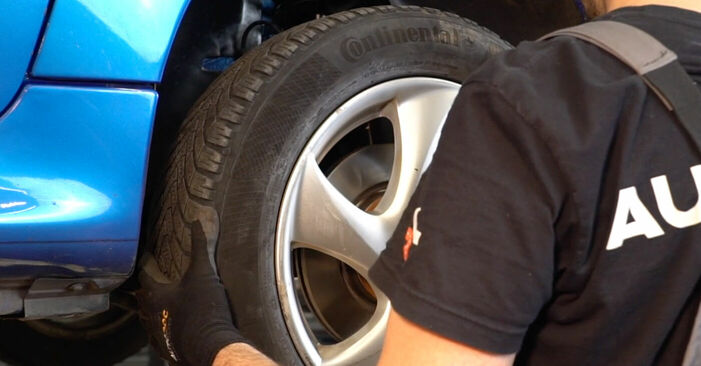 Quão difícil é efetuar a substituição de Ponteiras de Direcção no Peugeot 206 cc 2d 1.6 HDi 110 2004 por si mesmo - descarregue o guia ilustrado