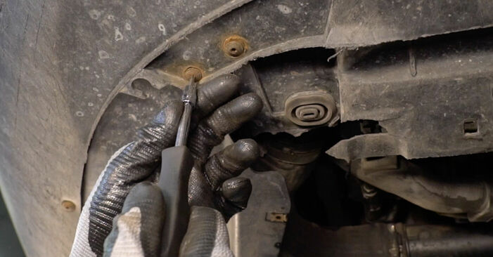 Como substituir VW Passat Variant (3C5) 2.0 TDI 2006 Correia Trapezoidal Estriada - manuais e guias de vídeo passo a passo