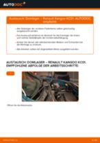 Hinweise des Automechanikers zum Wechseln von RENAULT Renault Kangoo KC 1.4 Stoßdämpfer