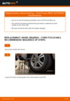 How to replace and adjust Hub bearing rear and front: free pdf guide