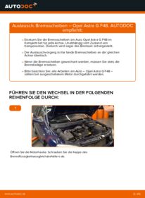 Anleitung Opel Astra G F48 Bremsscheiben Vorne Wechseln Anleitung Und Video Tutorial