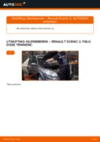Mekanikerens anbefalinger om bytte av RENAULT Renault Scenic 2 1.5 dCi Bremseskiver
