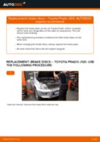 Auto mechanic's recommendations on replacing TOYOTA Toyota Prado J120 4.0 Brake Pads