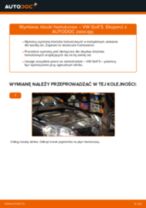Jak zmienić Klocki hamulcowe VW GOLF: darmowy pdf