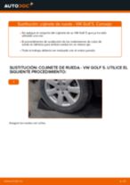 Cómo cambiar: cojinete de rueda de la parte trasera - VW Golf 5 | Guía de sustitución