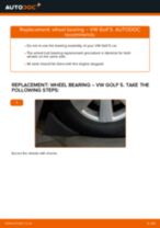 Auto mechanic's recommendations on replacing VW Golf Mk6 2.0 TDI Wheel Bearing