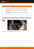 Mekanikerens anbefalinger om bytte av AUDI Audi A6 C5 Avant 1.9 TDI Bærebru