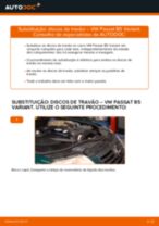 Mudar Discos de Travão VW PASSAT: manual técnico