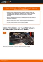 VW PASSAT Variant (3B6) Féktárcsák beszerelése - lépésről-lépésre útmutató