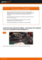Recomendaciones de mecánicos de automóviles para reemplazar Pastillas De Freno en un VW VW Passat B5 GP Variant 1.8 T 20V