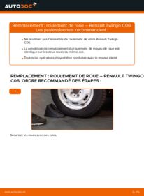 Comment effectuer un remplacement de Roulement De Roues sur 1.2 Renault Twingo 1