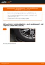 DIY manual on replacing AUDI A4 Wheel Bearing