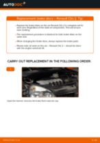 Renault Clio 3 Grandtour repair manual and maintenance tutorial