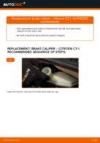 Ford Fiesta Mk4 change Brake Hose rear and front: guide pdf