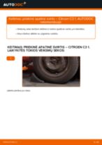 Automechanikų rekomendacijos CITROËN CITROËN C3 I (FC_) 1.4 i Pasukimo trauklė keitimui