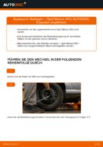 Wie Opel Meriva X03 Radlager hinten wechseln - Anleitung