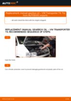 SHELL 550027967 for Transporter IV Minibus (70B, 70C, 7DB, 7DK, 70J, 70K, 7DC, 7DJ) | PDF replacing instruction
