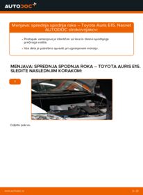 Kako izvesti menjavo: Roka na 1.4 D-4D (NDE150_) Toyota Auris e15