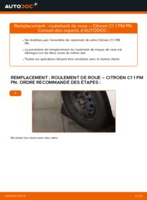 Comment effectuer un remplacement de Roulement De Roues sur 1.0 Citroën C1 Phase 1