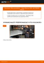 Wymiana Filtr powietrza silnika: pdf instrukcje do OPEL MERIVA