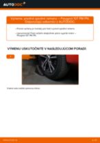 PDF návod na výmenu: Priečne rameno PEUGEOT 107 Hatchback (PM_, PN_) zadné a predné