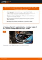 Profesjonalny poradnik wymiany produktu Filtr powietrza w Twoim samochodzie Honda Insight ZE2/ZE3 1.5 Hybrid (ZE3)