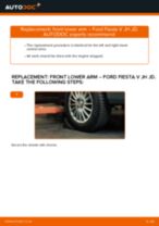 JAPANPARTS BS-328R for Fiesta Mk5 Hatchback (JH1, JD1, JH3, JD3) | PDF replacing instruction