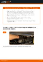 PDF manual de reemplazo: Frenos de disco OPEL Zafira A (T98) traseras y delanteras