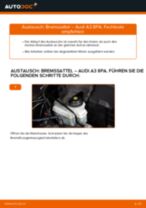 Wann Bremszange austauschen: PDF Anleitung für AUDI A3 Sportback (8PA)