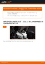 PDF handleiding voor vervanging: Remtang AUDI A3 Sportback (8PA) achter en vóór