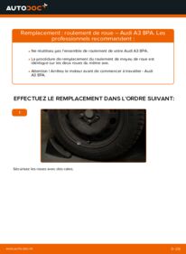 Comment effectuer un remplacement de Roulement De Roues sur 2.0 TDI 16V Audi A3 Sportback