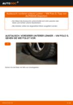 Wie Bremshalter hinten links rechts beim VW BORA wechseln - Handbuch online
