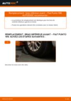 PDF manuel de remplacement: Triangle de suspension FIAT GRANDE PUNTO (199) arrière et avant