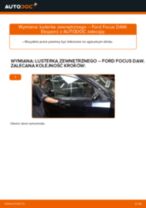 Jak mogę wymienić produkt Lusterko zewnętrzne kabina kierowcy w moim samochodzie Focus Mk2 Sedan (DB_, FCH, DH) 1.6 TDCi? Poradniki krok po kroku