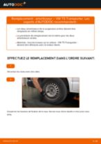 MONROE V4506 pour Transporter V Van (7HA, 7HH, 7EA, 7EH) | PDF tutoriel de changement