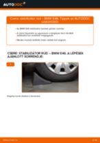 Elülső stabilizátor rúd-csere BMW E46 gépkocsin – Útmutató
