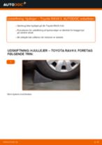 Vedligeholdelse TOYOTA manualer pdf